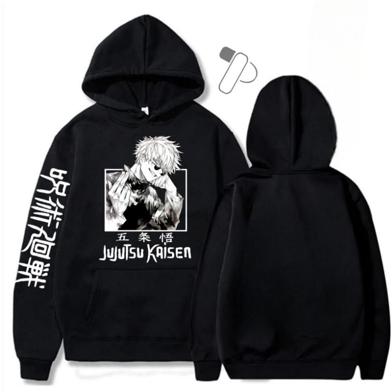 HOODIE JUJUTSU KAISEN GOJO SATORU/HOODIE KATUN JUJUTSU KAISEN GOJO SATORU