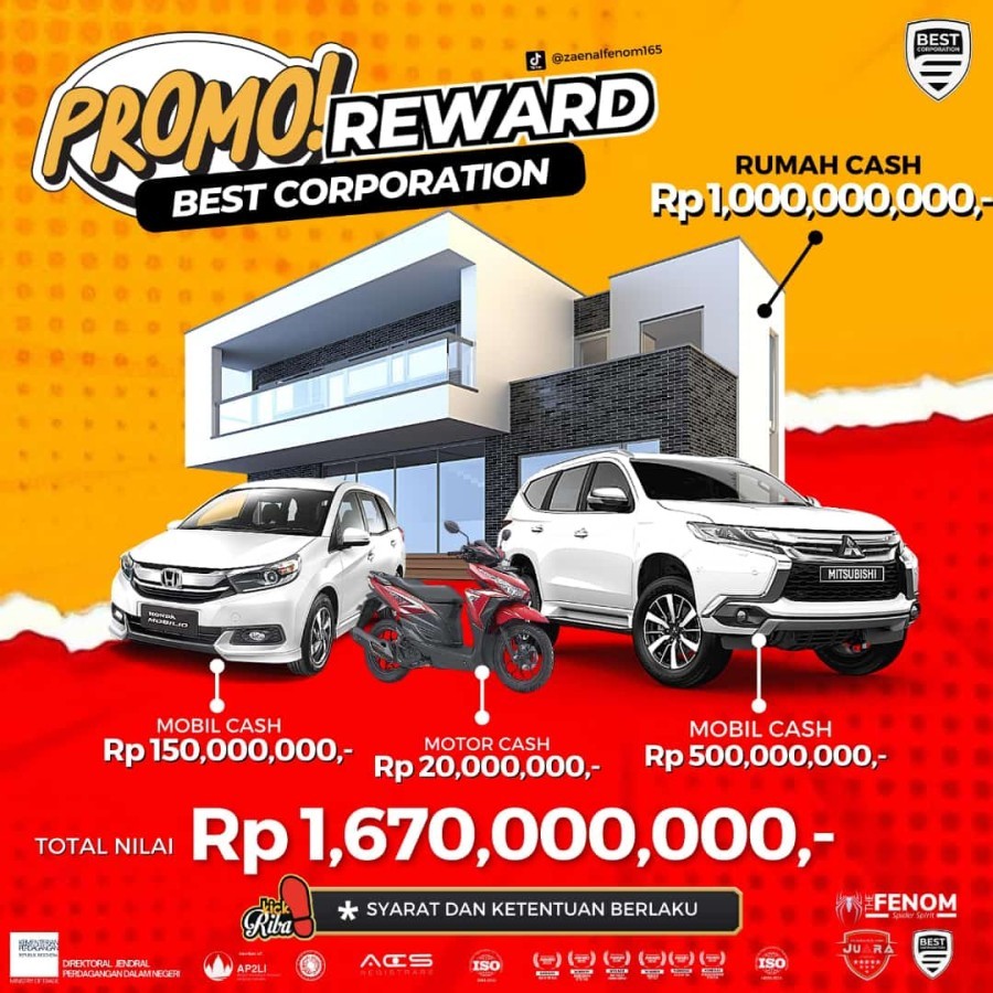 Kemitraan Bisnis Syariah PT BEST Corporation - Bisa Diwariskan