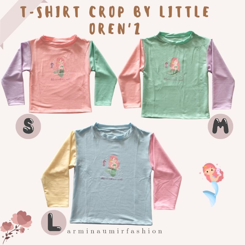 Kaos Crop By Little Orenz