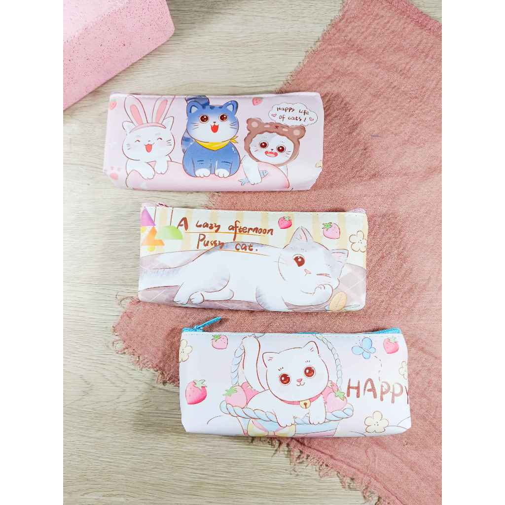 

(PCS) KOTAK PENSIL RESLETING 1006-41 SEGI 3 HANGER / KOTAK PENSIL MOTIF KUCING