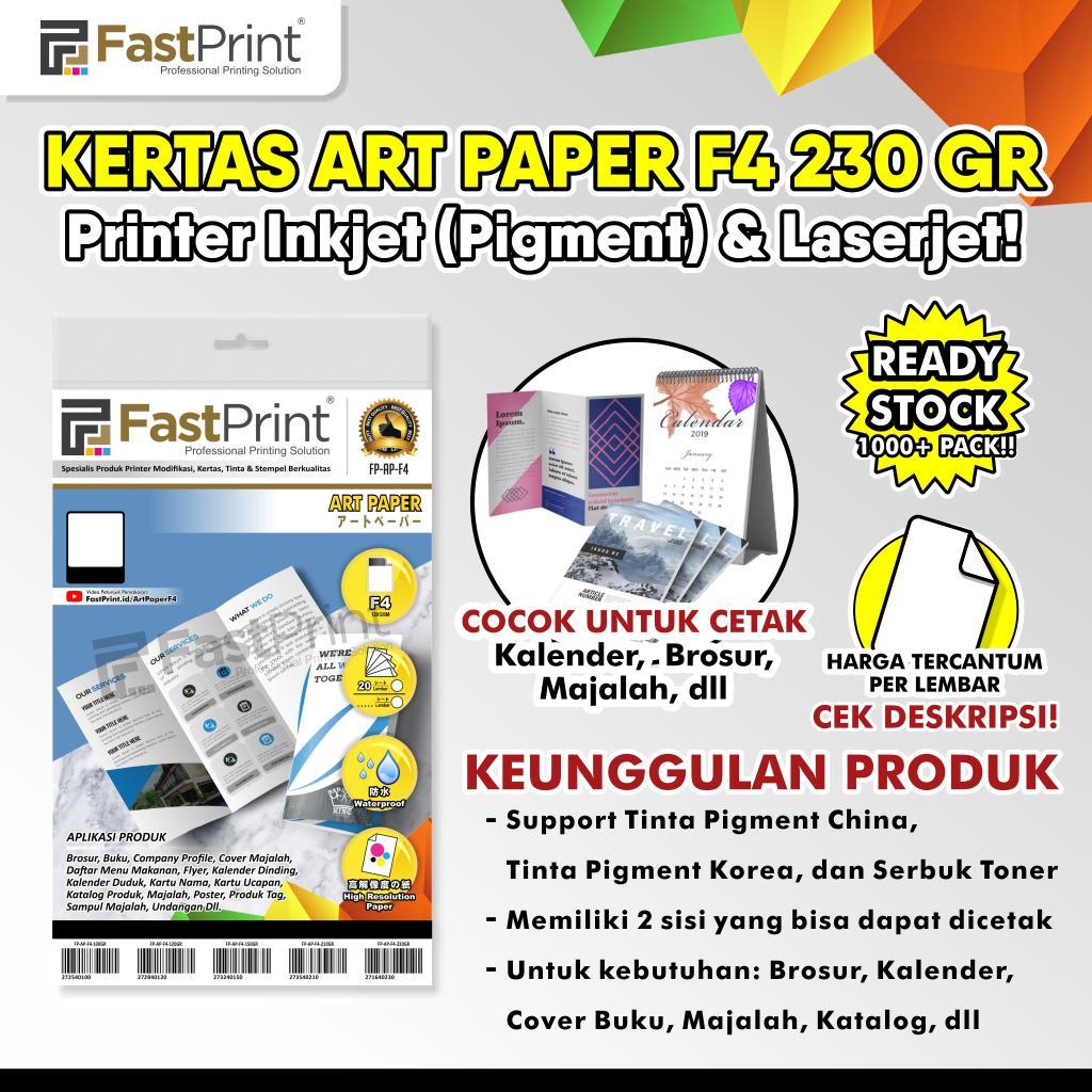 

Fast Print Kertas Art Paper Brosur Glossy Ukuran F4 230gr