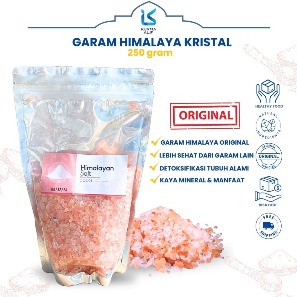 

Garam Himalaya Kasar 250 gr Himalaya Coarse Original Premium