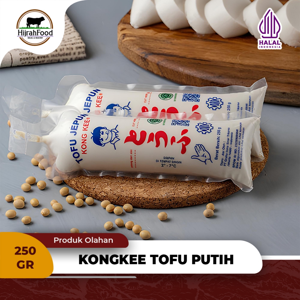 

Kong Kee Tofu Jepun Kongkee Tahu Jepang Putih Polos 250 gram