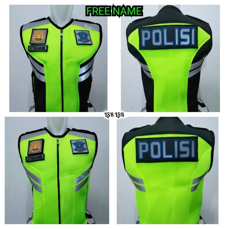 Rompi polisi polri lantas Rompi polisi terbaru rompi jala tebal