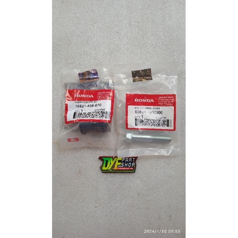 Karet gantung knalpot set baut tiger 2000 tilas tilam tirev megapro lama primus new megapro karet kn