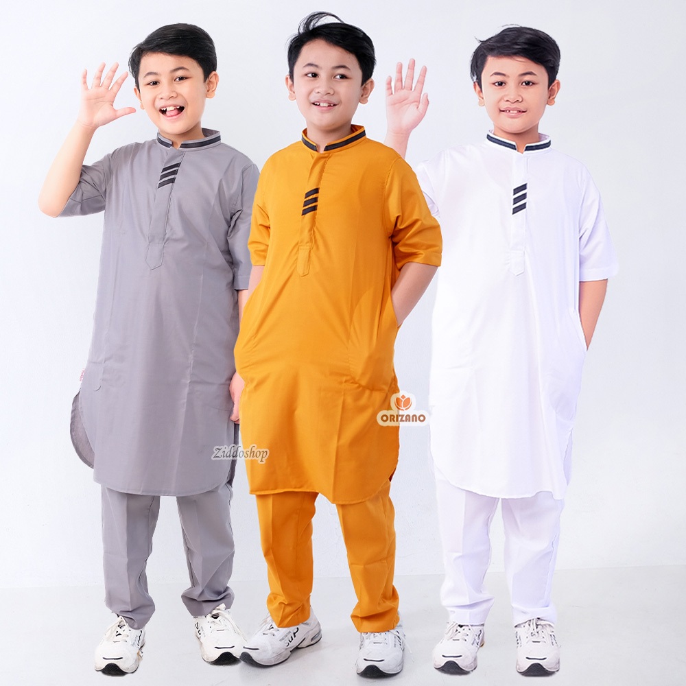 Baju Koko Putih Anak Laki Laki Model Koko Anak Cowok USIA 1-14 TAHUN ORIGINAL ARCHI
