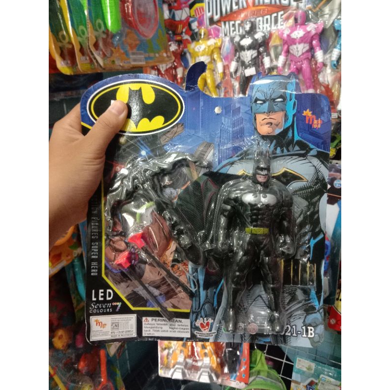 mainan Betmen panah mini karet