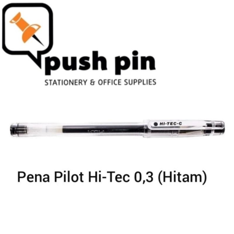 

Pilot Pena / Pulpen / Pen Hi-Tec 0,3mm Hitam