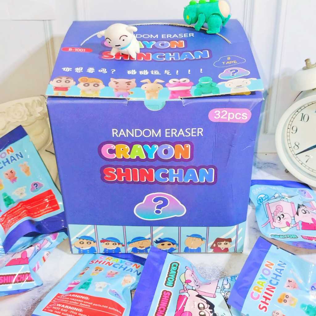 

Penghapus Misteri Shinchan 1 Box isi 32 PCS Lengkap CUTE Lucu TERMURAH / Penghapus Sincan Mystery 1 Box Besar isi 32 Pack Stip Eraser Perlengkapan Sekolah Stationary Fancy Kekinian Premium Quality Bisa Grosir dan COD