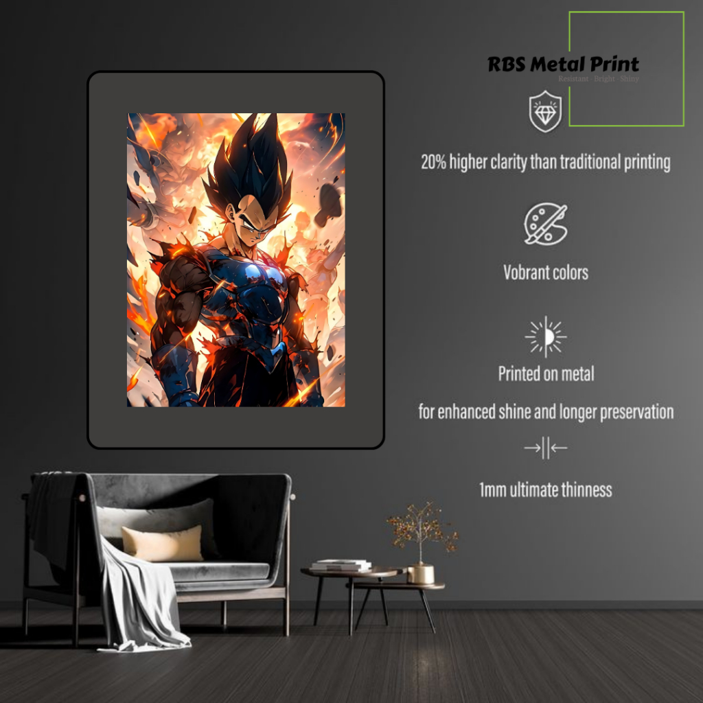 Custom HD Metal Print 1mm | High Gloss Aluminium Photo Print Uk. 15x20cm | Metal Photo Prints | Post