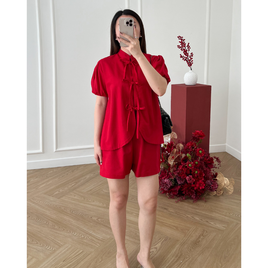 [ Canary ] Rue Set / Setelan Wanita / Cheongsam Wanita