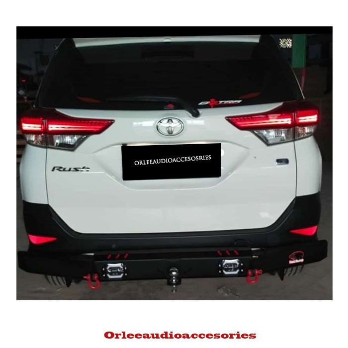 Bumper Guard Towing Belakang model Luxury mobil Rush Pelindung Bumper