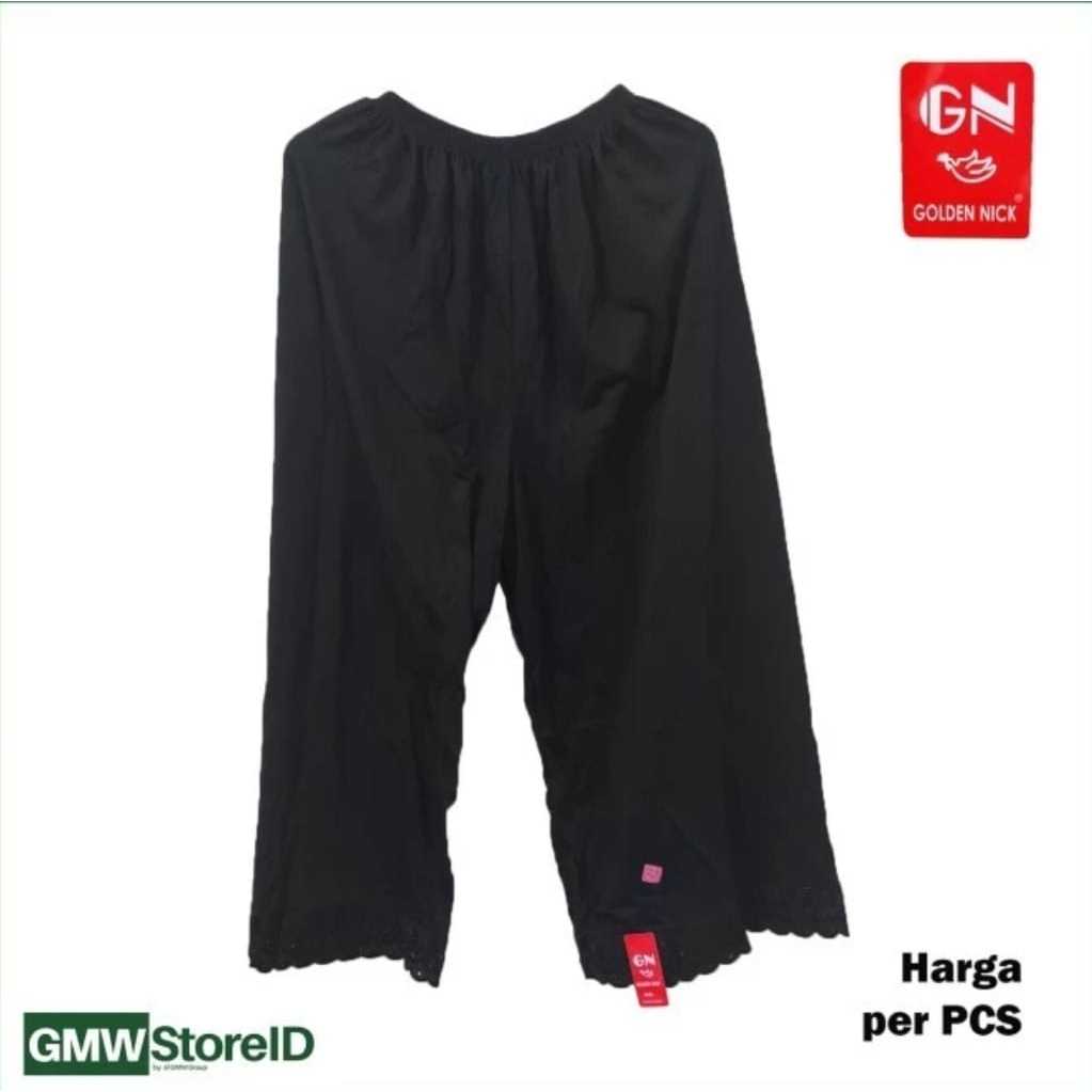 Dalaman Kulot Celana Panjang Polos Wanita / Androk Celana Golden Nick