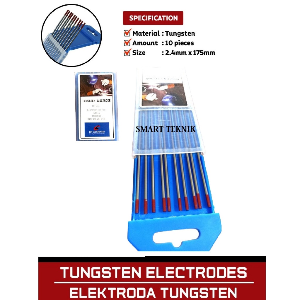 kawat las tig Kawat Las Tungsten Welding Electrodes 2.4 mm x 175 mm kawat las argon