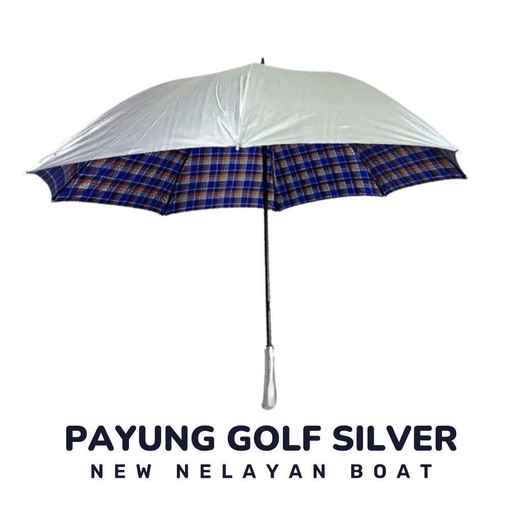 Payung Golf Silver 16 jari - New Nelayan Boat