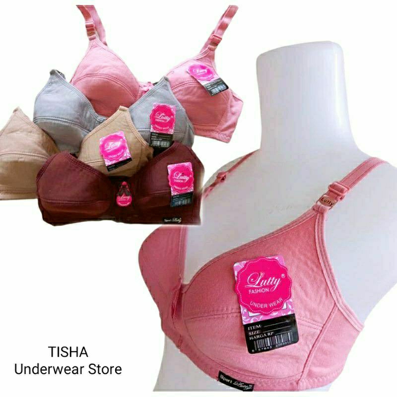 BRA LUTTY SPORT /BH Sport LUTTY Tanpa kawat dan Tanpa Busa