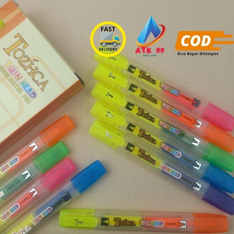 

ART B14L Stabilo DUA Warna12pcsHIGHLIGHTER twin headstabilo warna