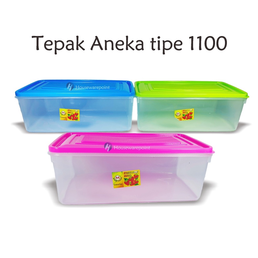 

ART L56J 6 pcs Tepak Aneka Tepak Bening Kotak Bening Kotak Plastik ANEKA 11