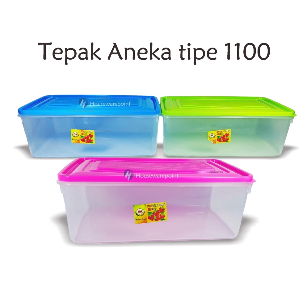 ART L56J 6 pcs Tepak Aneka Tepak Bening Kotak Bening Kotak Plastik ANEKA 11