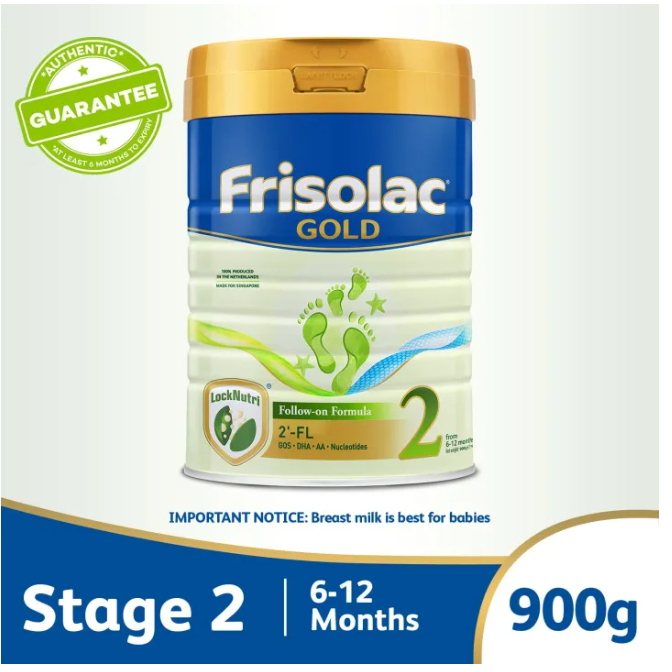 FRISOLAC Gold Stage 2 Milk Susu Formula - 900g SINGAPORE