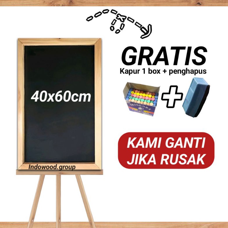 

ART A45D Papan Tulis Kapur 4x6cm Standing