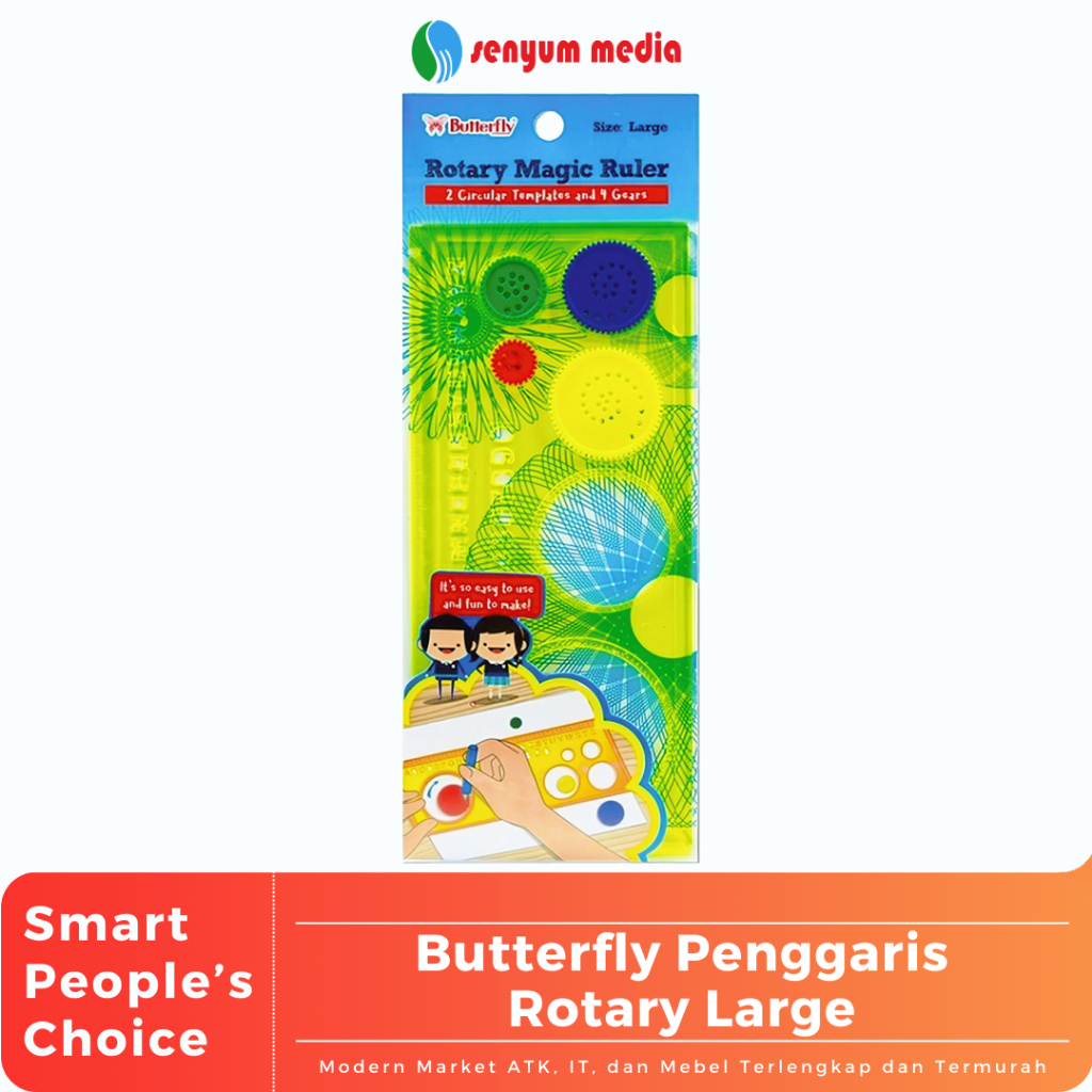 

Butterfly Penggaris Rotary Large (1 Pcs) (S:PCS)