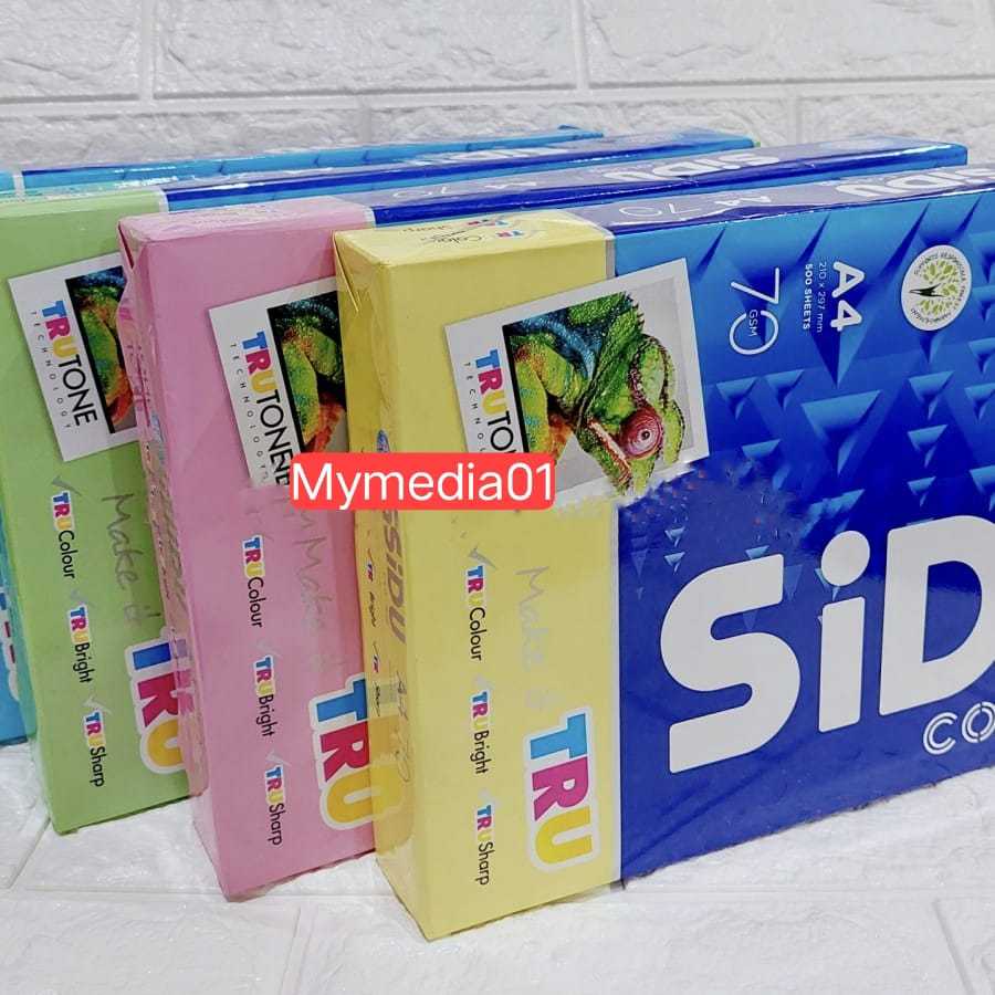 

Kertas HVS Warna A4 70 gsm SIDU - Kertas Warna 500 lembar