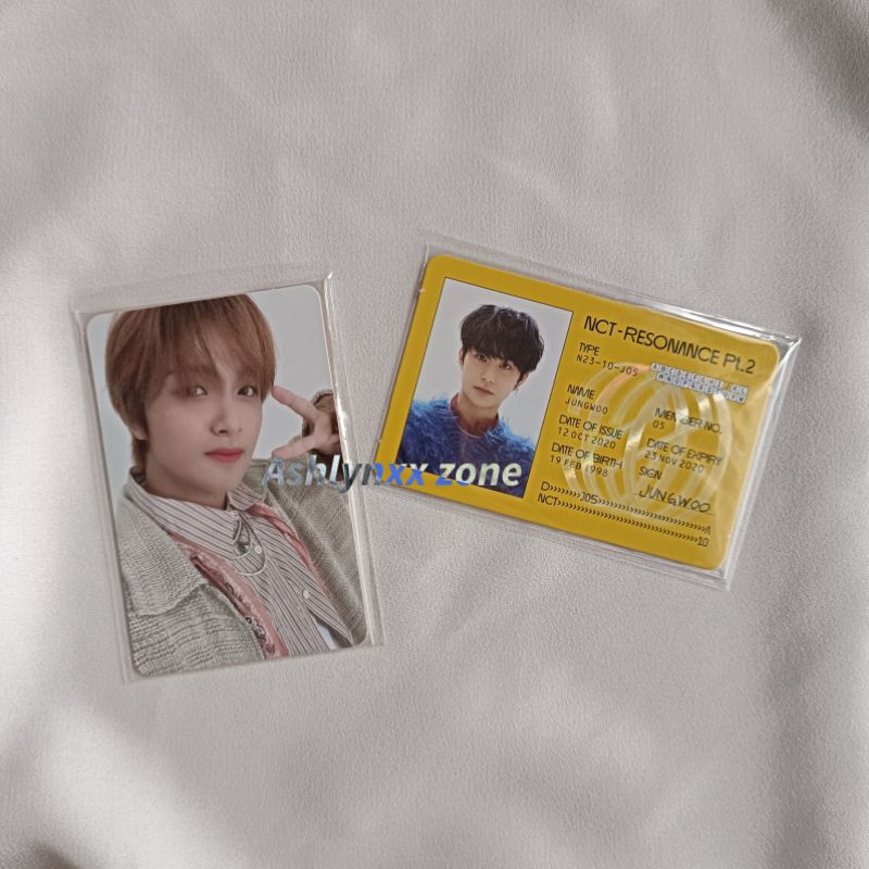 PC Photocard Resonance Pt.2 Haechan pc / Jungwoo ID card (Departure Ver.)