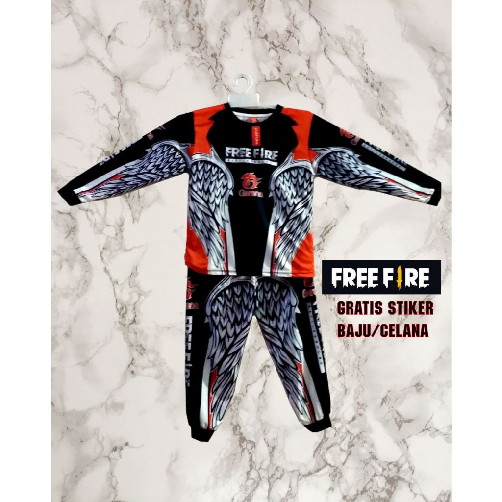 SETELAN FREE FIREANAK LAKI LAKI | BAJU  FFANAK LAKI LAKI EVOS | BAJU FF ANAK LAKI LAKI BAJU ANGEL AN