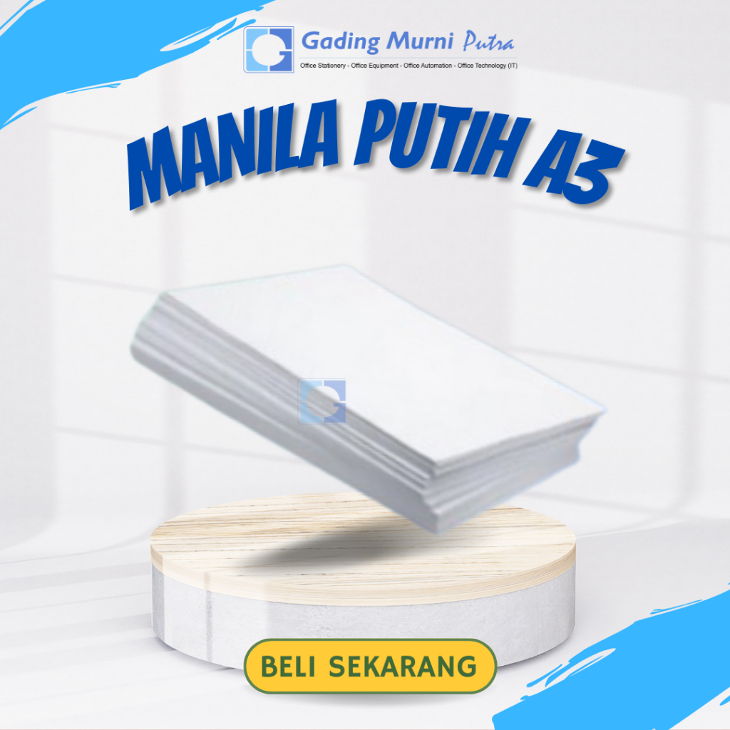 

Kertas Karton Manila A3 Putih - 10 Lembar
