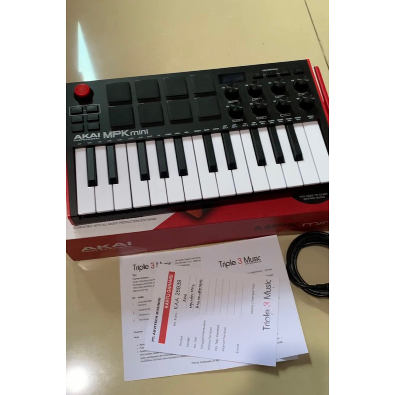 Midi Controller Akai MPK Mini MK3 Bekas