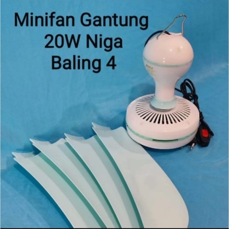 Mini Fan Niga 20w- 4baling