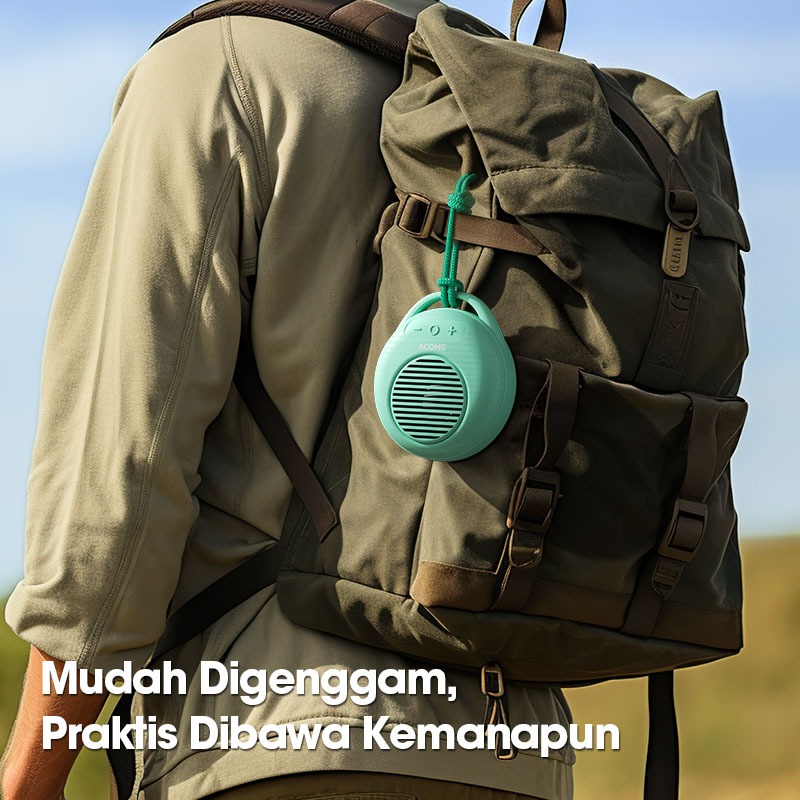 RECOMMENDED ACOME SPEAKER MINI TWS BLUETOOTH 5.3 ULTRA BASS WITH RGB PORTABLE A15 ORIGINAL