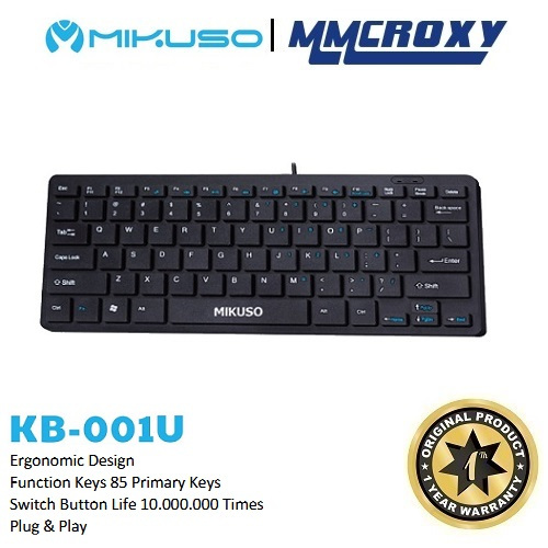 Mikuso KB-001U Keyboard Portable Business