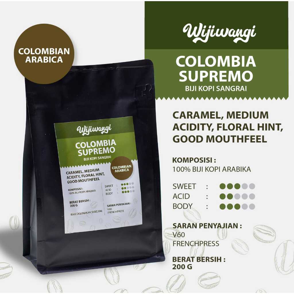 

Kopi Arabika Colombia Supremo