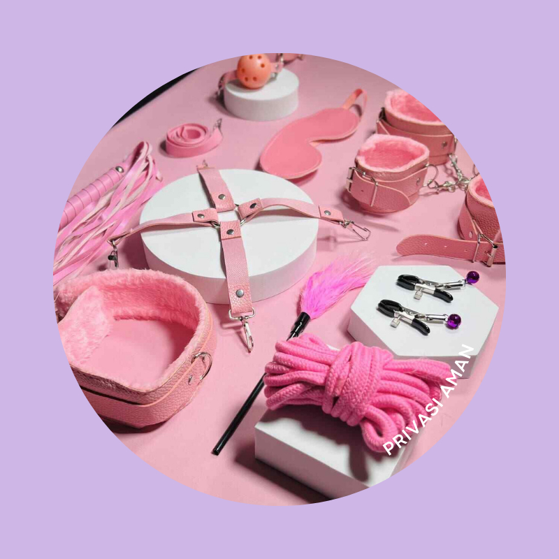 set tali borgol pengikat kaki dan tangan