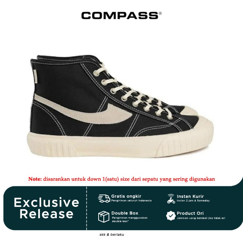 [Edisi Terbatas] Compass Vintage 98 Hi Black