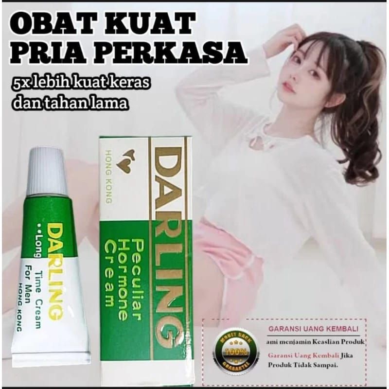 CREAM OLES DARLING ASLI TAHAN LAMA BERKHASIAT PENAMBAH DURASI MENGATASI EJAKULASI DINI AMPUH TAHAN L