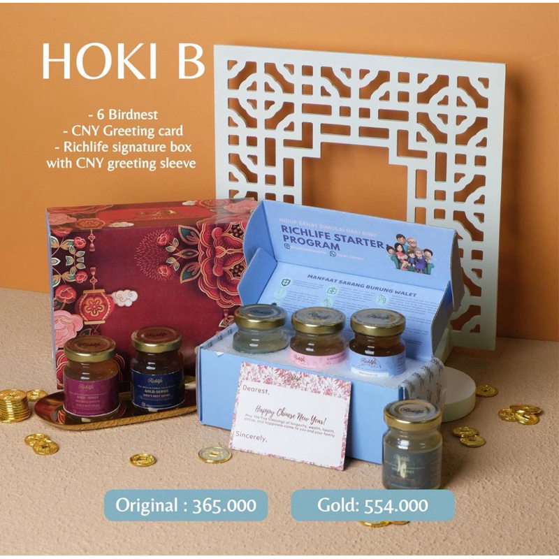 

HOKI B HAMPERS IMLEK 2024 BIRDNEST MINUMAN SARANG BURUNG SOUVENIR CNY