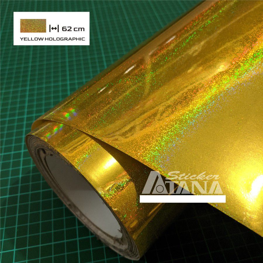 

Kodak Professional Skotlet Gold Hologram Kuning Emas Holographic Pasir Bahan Stiker Cutting Print