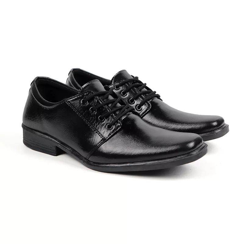 sepatu pria pantofel tali hitam | pantofel tali pria kantor guru