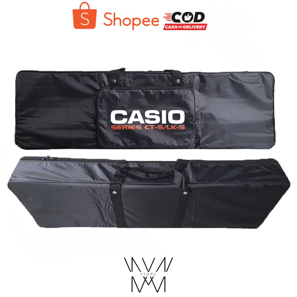 Casio tas keyboard piano softcase keyboard piano Casio CTS/LKS series - hitam