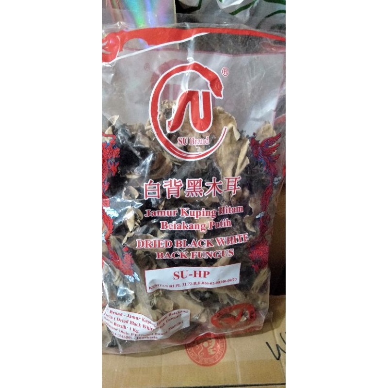 

jamur hitam putih obat jantung 1kg
