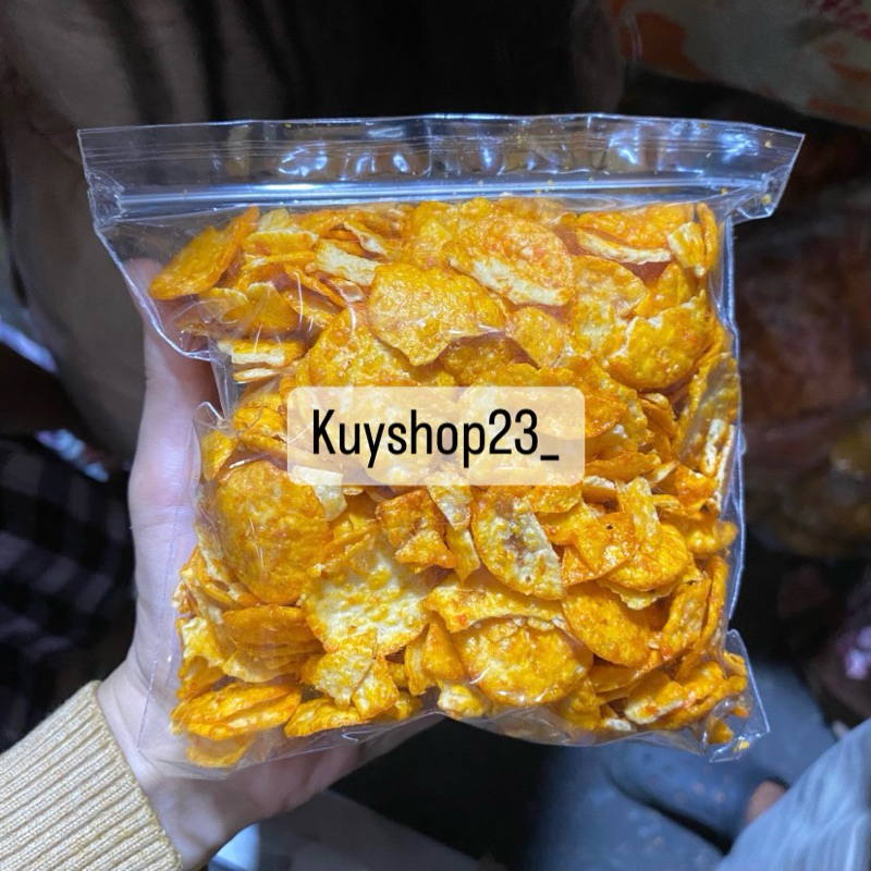 

Keripik Opak Mini Pedas | Kripik Singkong Opak