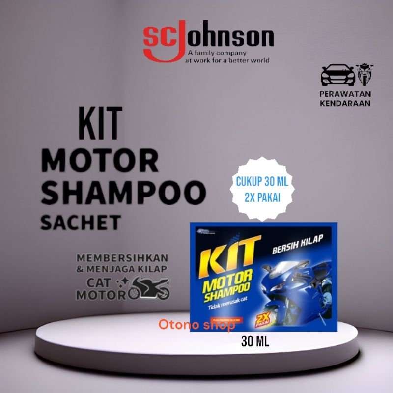 Kit Motor Shampoo Sachet - Sabun cuci Motor