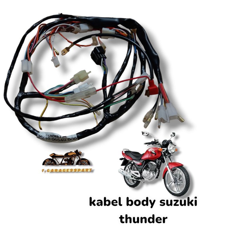 KABEL BODY BODI THUNDER 125CC KIC STATER 2008/KABEL MOTOR SUZUKI THUNDER 125 KODE 36610-06640-000