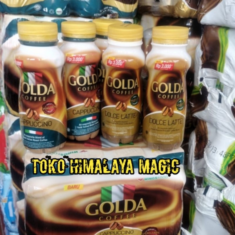 

GOLDA Minuman rasa Kopi Cappucino & Dolce LATTE