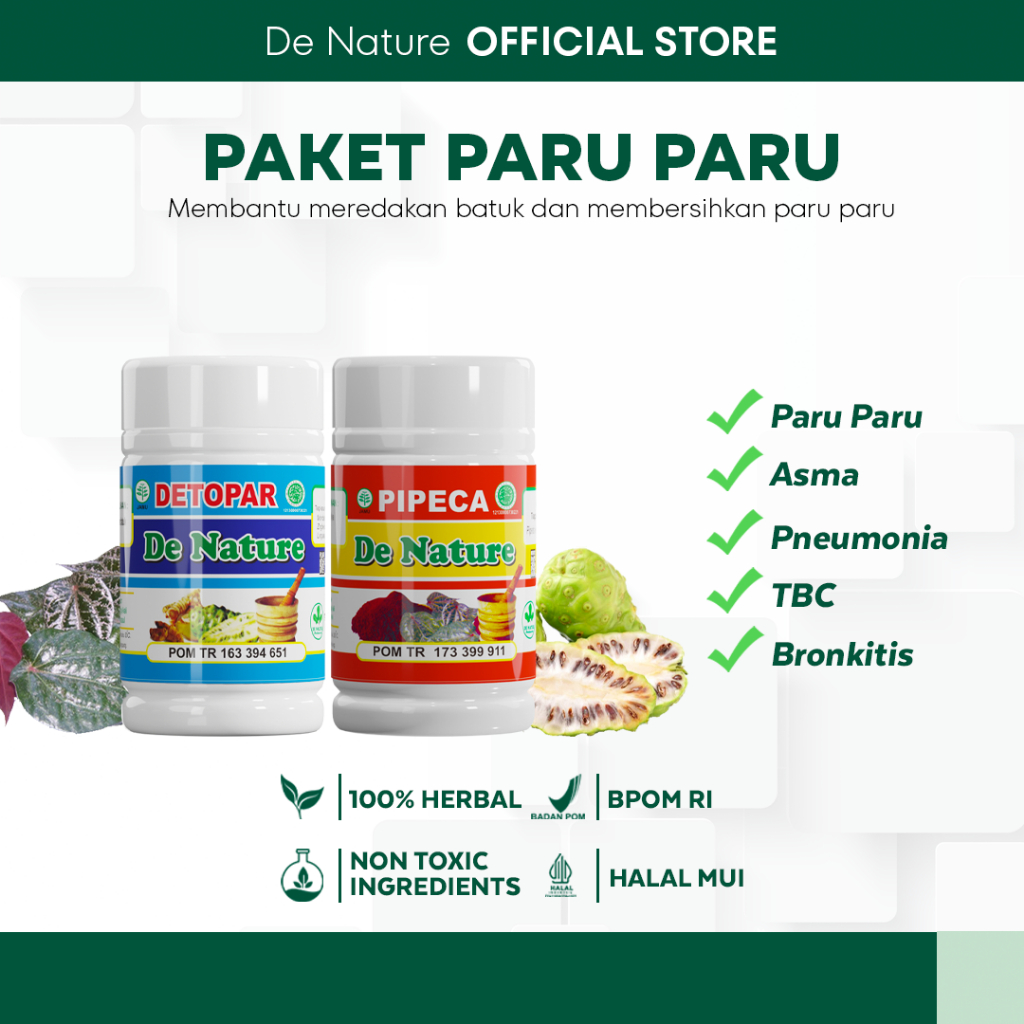Paket Lengkap Obat segala jenis penyakit paru Batuk TBC ISPA Nyeri Dada dll PALING MURAH 