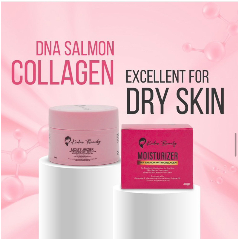 PROMO NEW MOISTURIZER DNA SALMON COLLAEN KEDAS BEAUTY ,ORIGINAL,BPOM