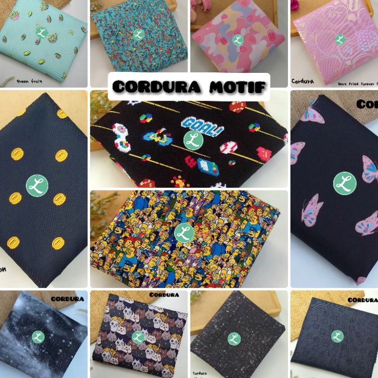 DapatkanTrxN3z3Y KAIN CORDURA MOTIF  BAHAN TAS CORDURA MOTIF  BAHAN WATERPROOF CORDURA